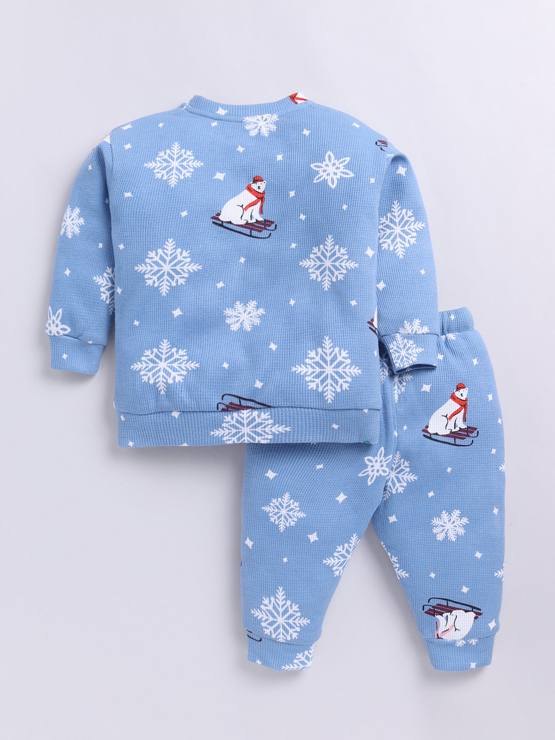 Blue Winter Theme Co-ord Set