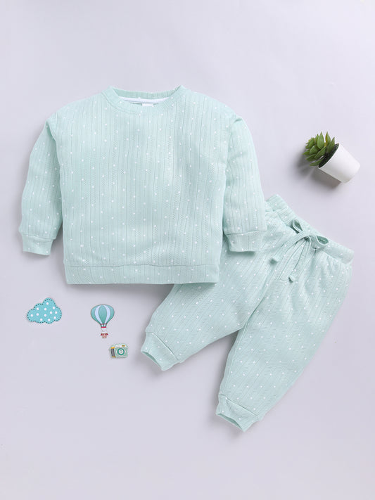 Mint Polka Dots Co-ord Set