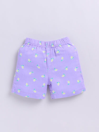 Purple 'Lemon' Co-ord Set