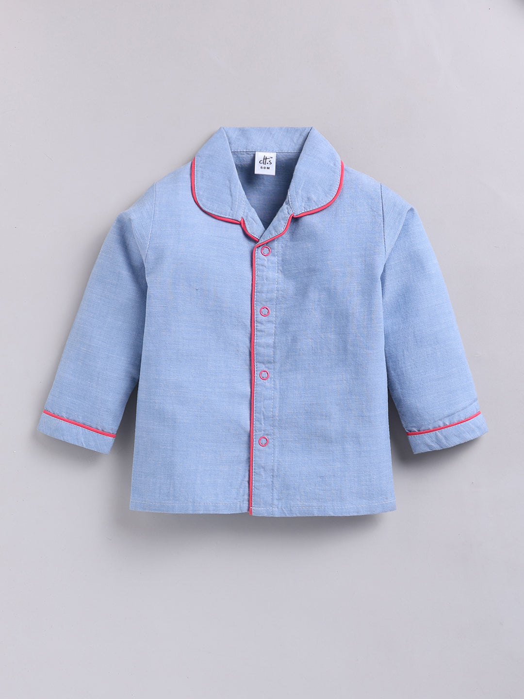 Mamagram Backprint Graphic Cotton Full Sleeves Night Suit