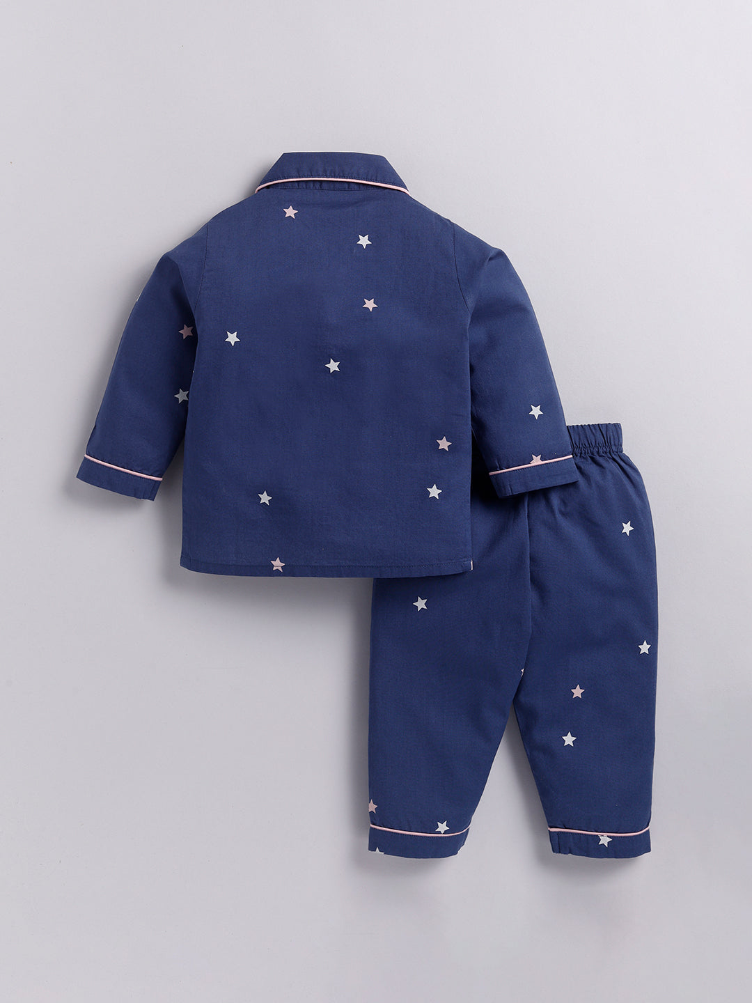 Blue Starry Full Sleeve Night Suit