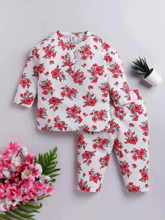 Multi Floral Kurta Pyjama