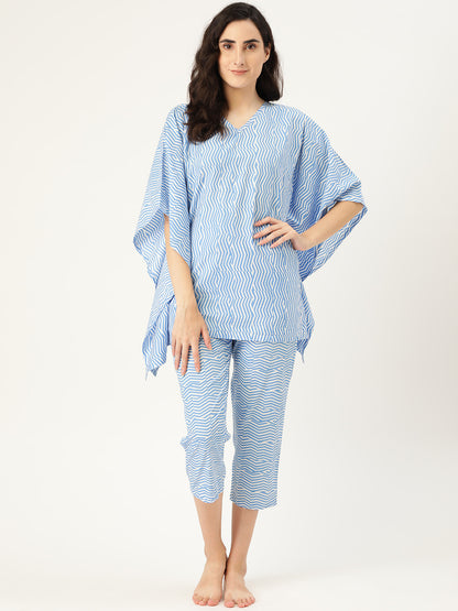 C1112 Women Kaftan & Pyjamas - Clt.s