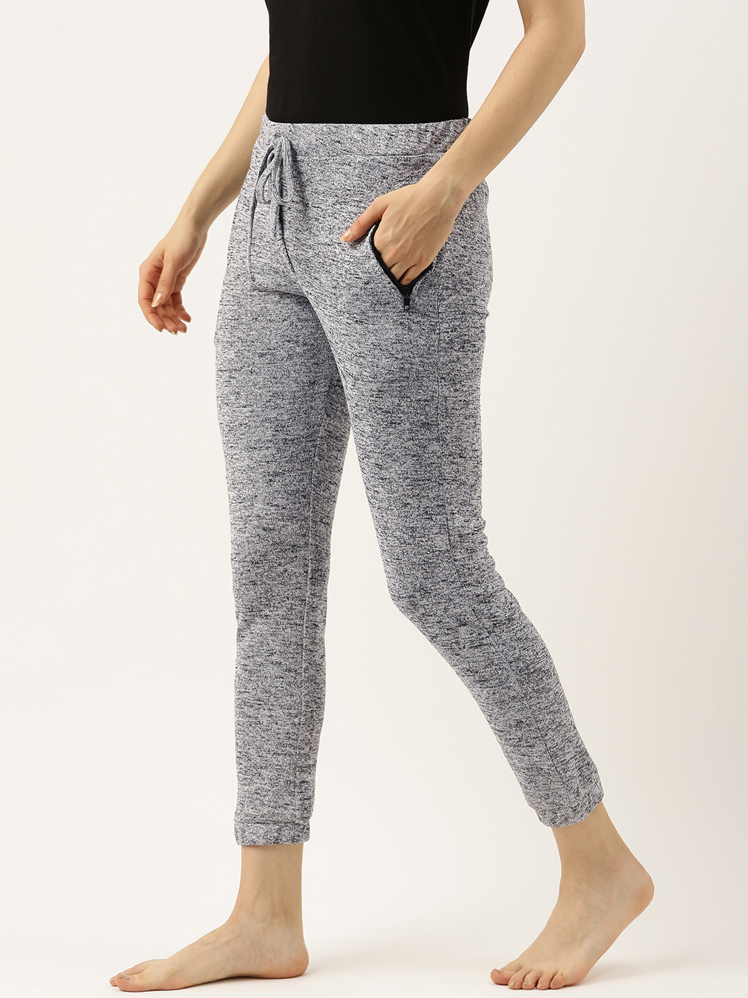 C1173 Grey Women Slim Fit Joggers - Clt.s