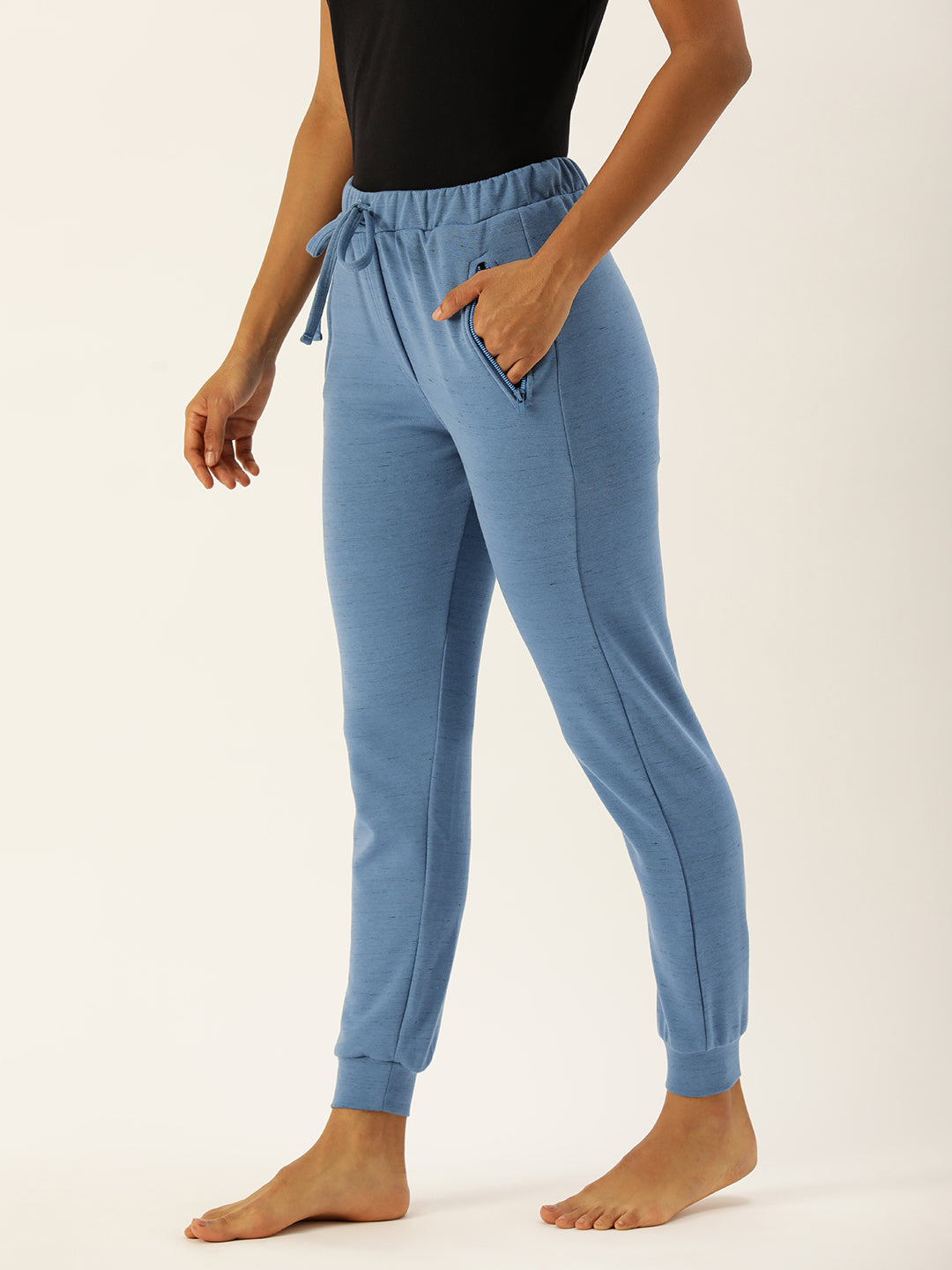 Women Blue Slim Fit Joggers