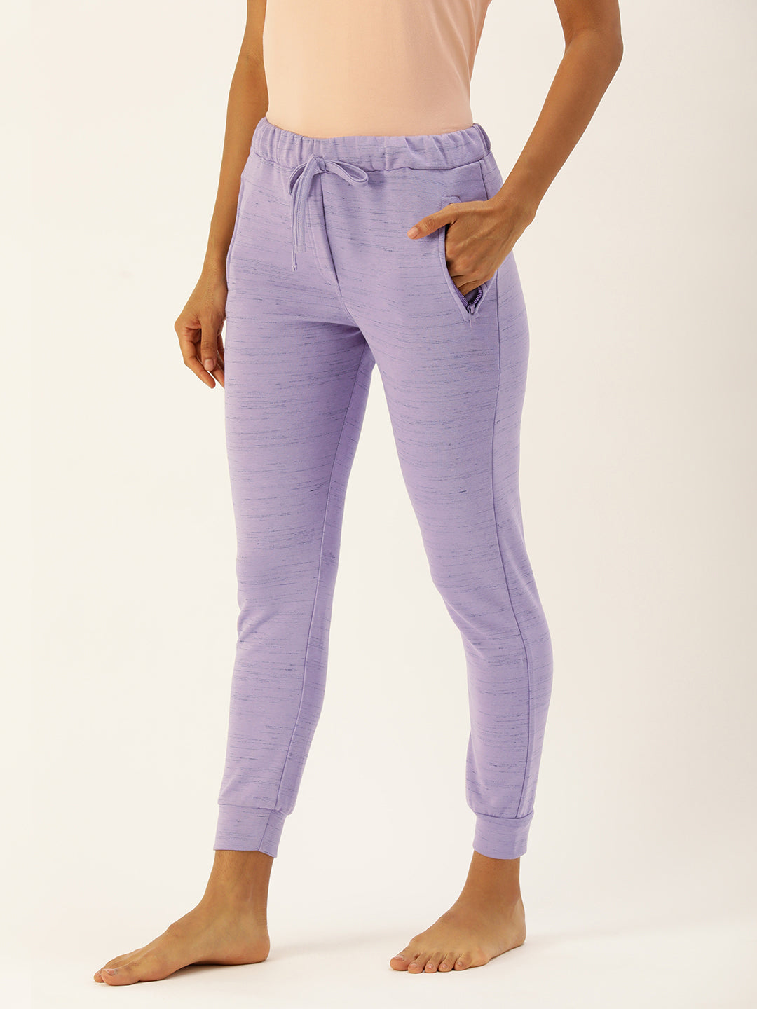 Women Purple Slim Fit Joggers