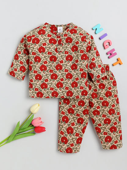 Red Kurta & Pyjama