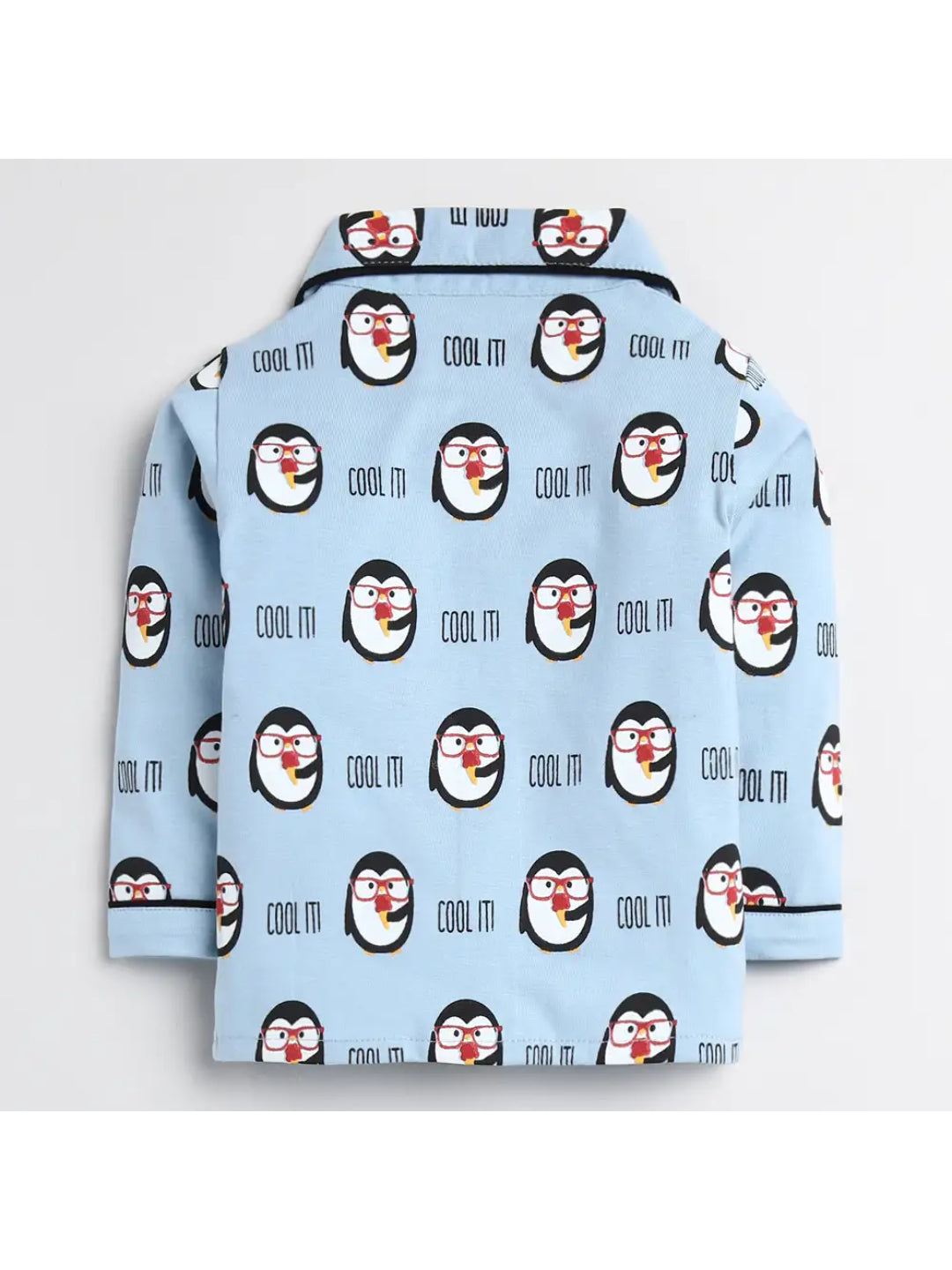 Blue Penguin Printed Full Sleeve Nightwear Set