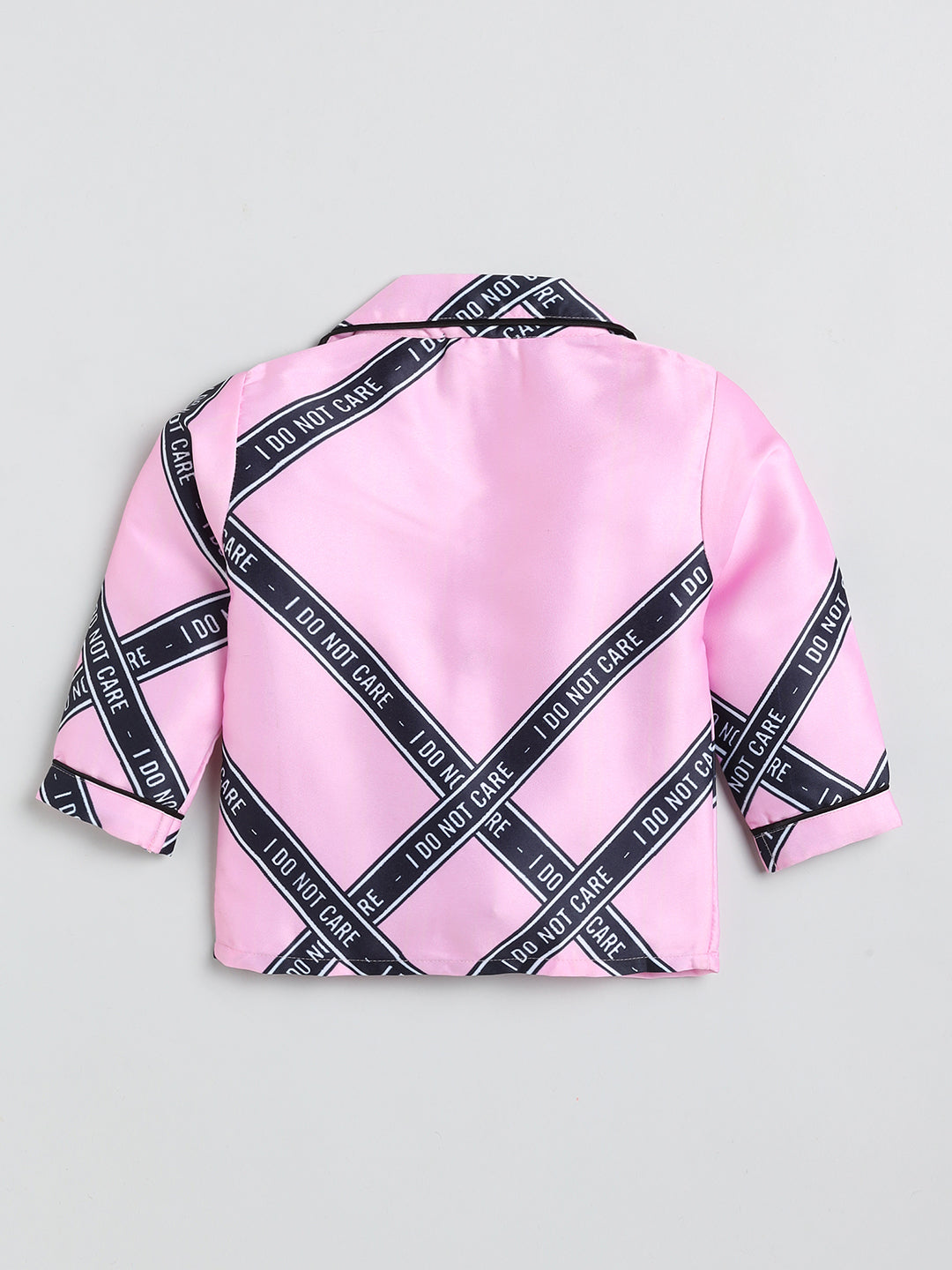 Pink Full Sleeve Nightwear Set