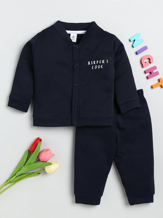 Blue Airport Look Track Suit