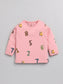 Numbers Print Pink Cotton Full Sleeve Nightwear Set