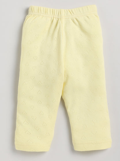 Graphic Yellow Half Sleeve Cotton Nightwear Set
