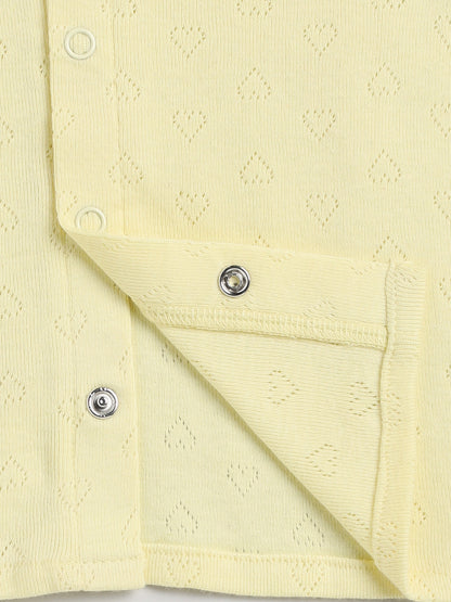 Graphic Yellow Half Sleeve Cotton Nightwear Set