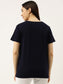 T672 Women Printed Cotton T-shirt - Clt.s