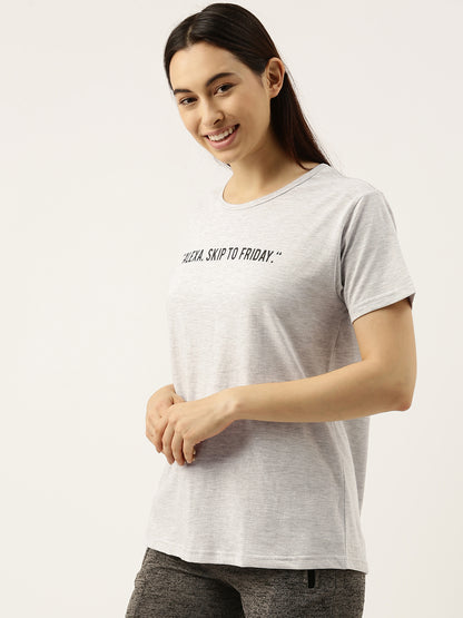 T998 Women Printed Cotton T-shirt - Clt.s